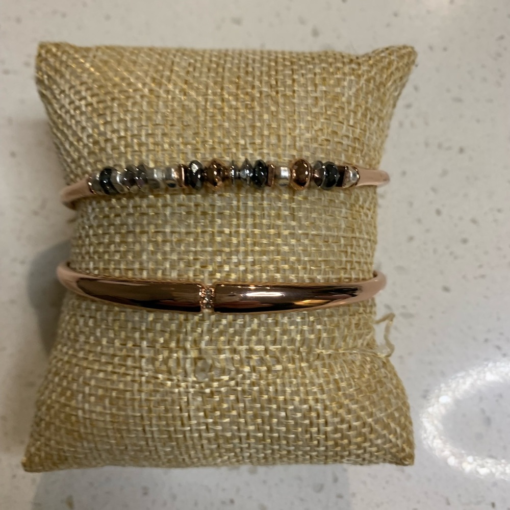 Rose gold bracelets